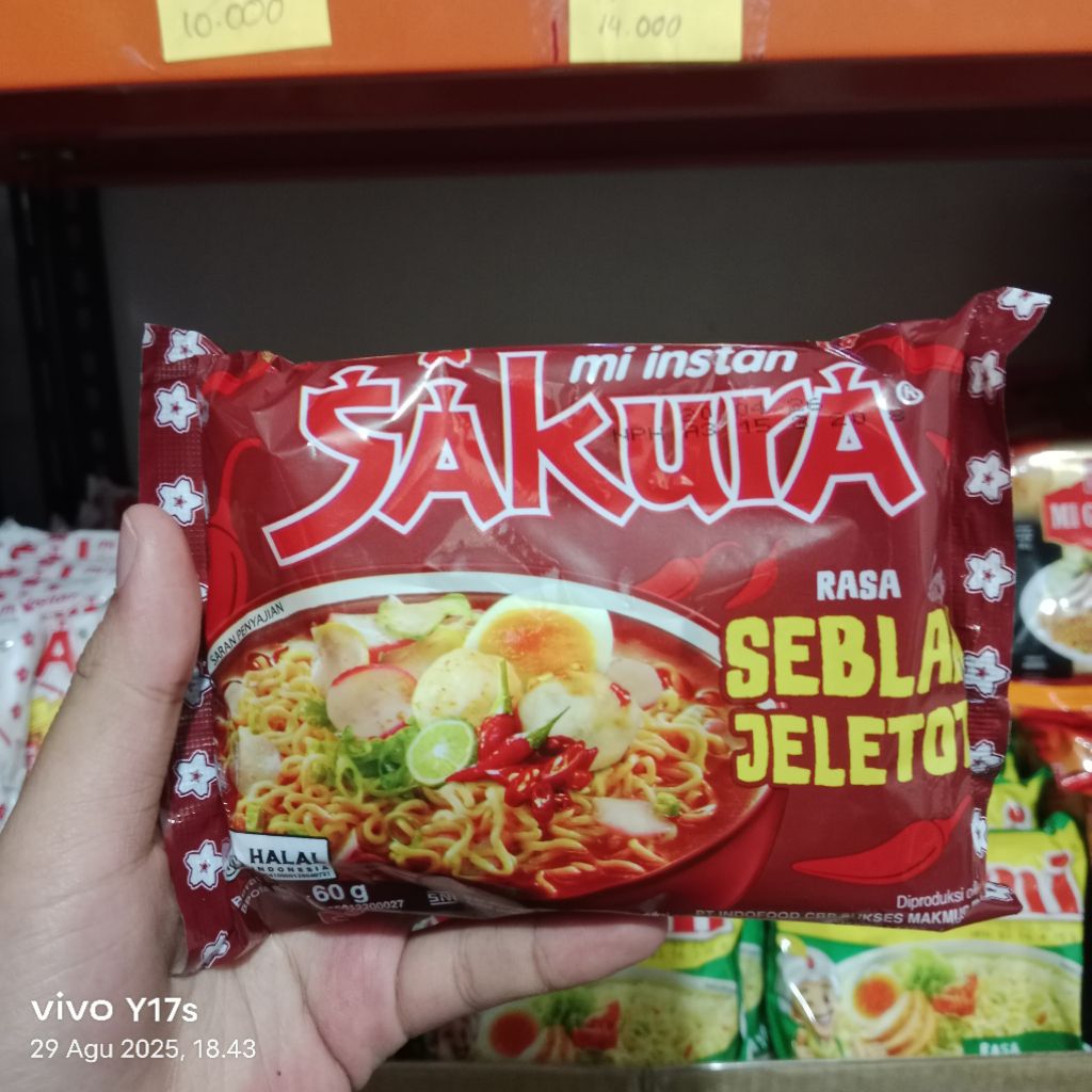 

Mie Sakura Seblak Jeletot 60g 5pcs