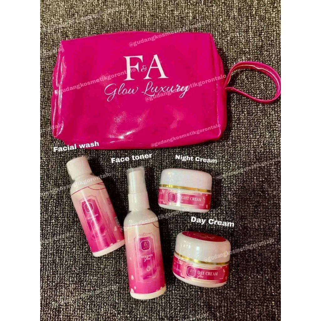 SKINCARE FA GLOW LUXURY UNTUK MUKA KUSAM,JERAWAT DAN FLEK BISA