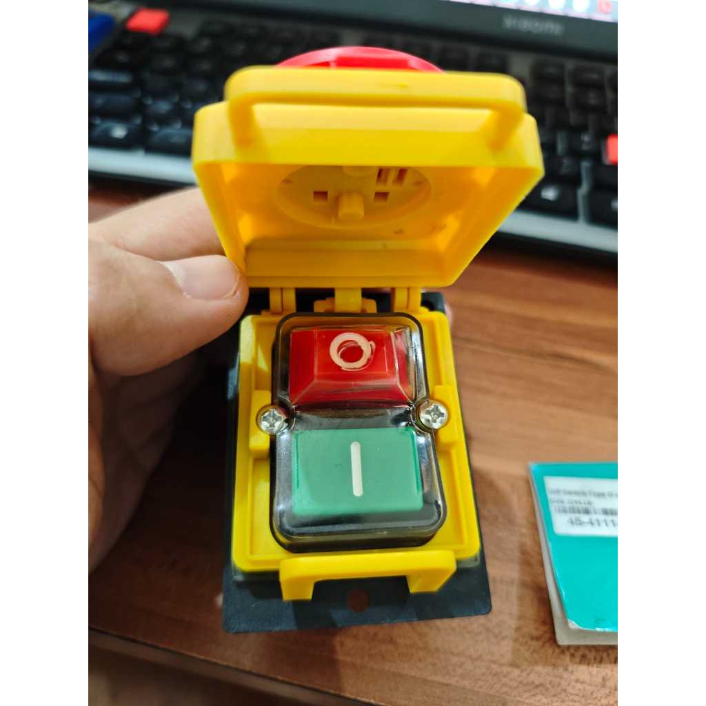 WIPRO SWITCH SAKLAR BOR DUDUK ZJ4116 Untuk Bor duduk 16mm switch elektromagnetic + safety