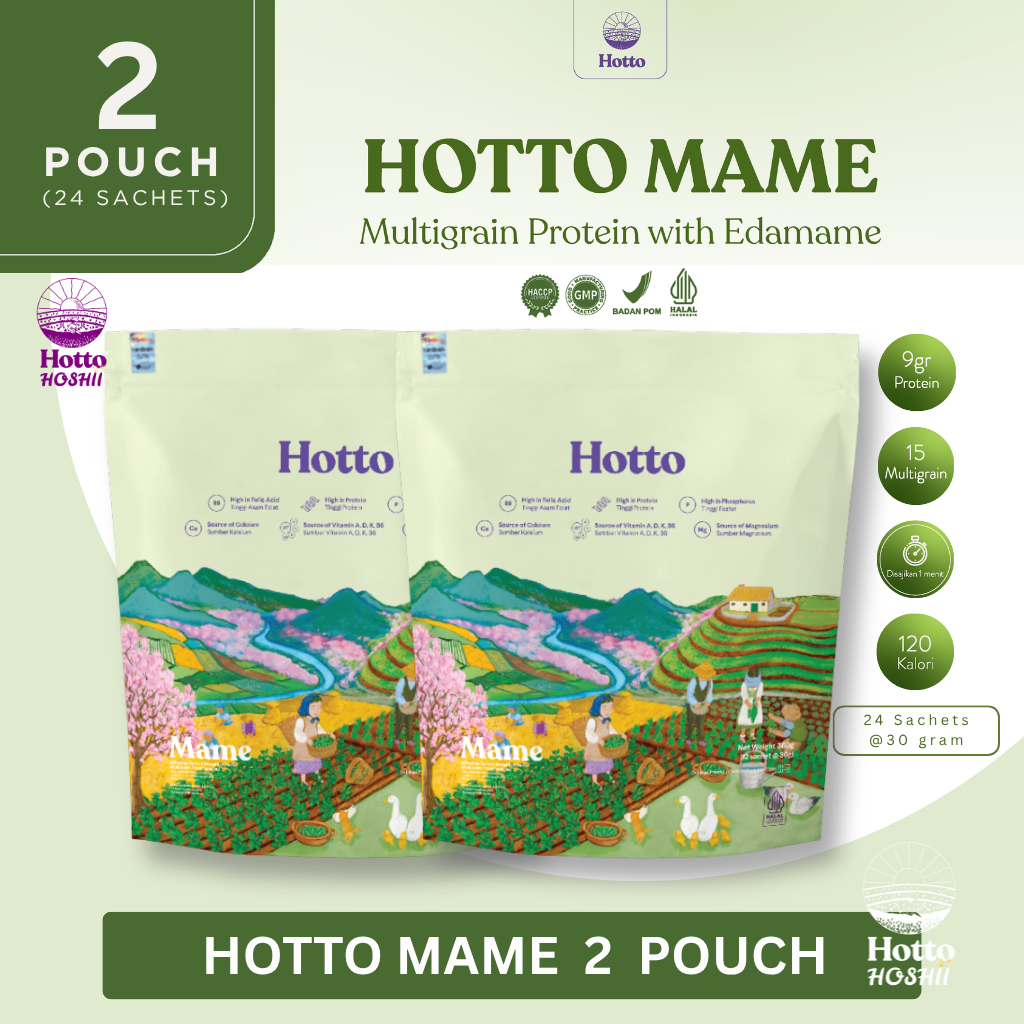 

HOTTO MAME 2 POUCH SEGEL ASLI