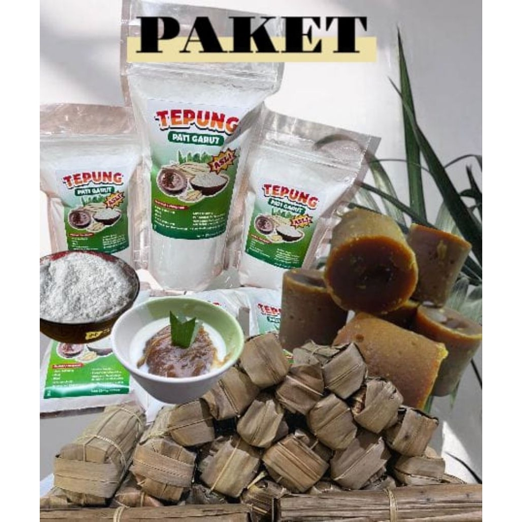 

PAKET TEPUNG PATI GARUT 500 gr DAN GULA AREN MURNI 500 gr/