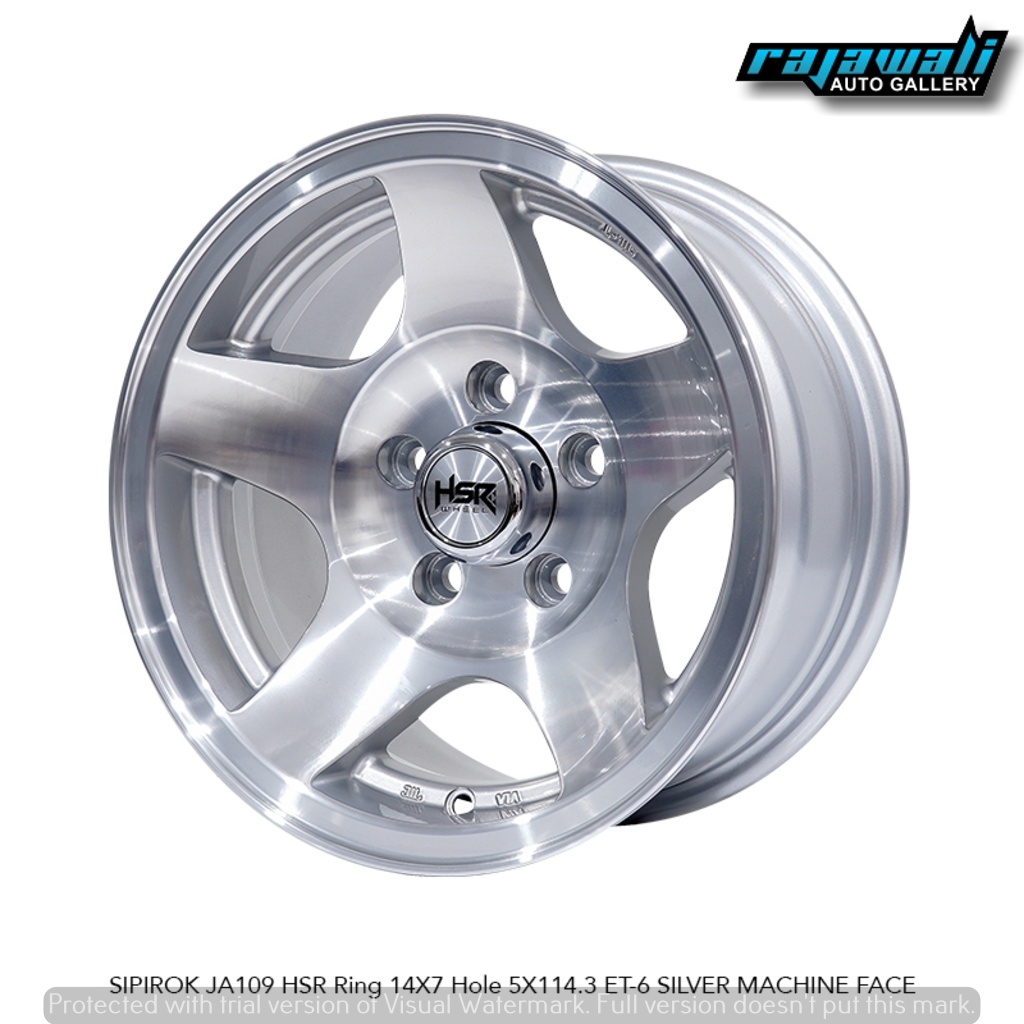 velg racing celong typy hsr SIPIROK  Ring 14 lebar 7 Pcd 5X114,3 ET-6 pelek mobil L300, AVP, LUXIO