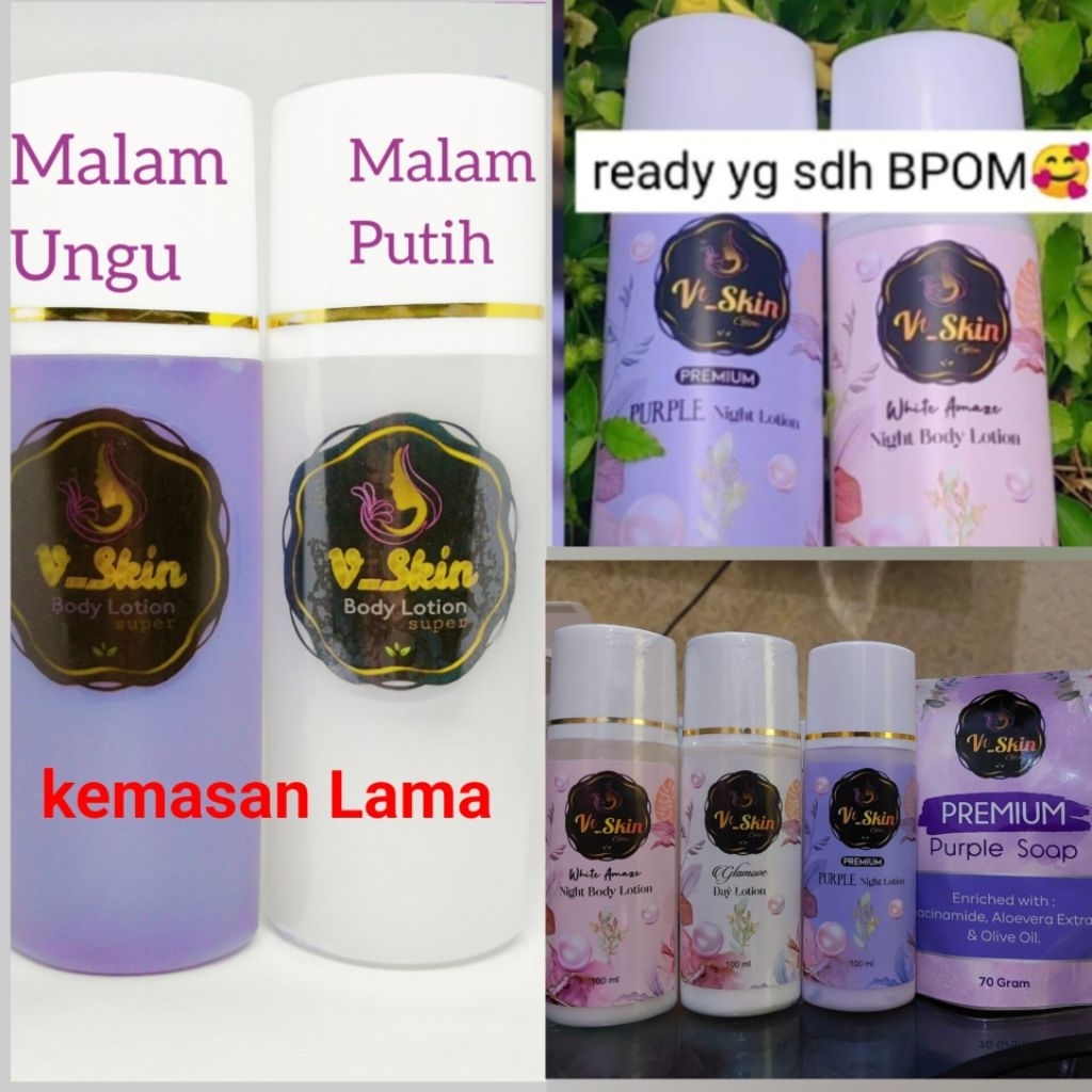 Hb dosting bpom  lotion Pemutih Badan  HB Vh skin Extra Whitening