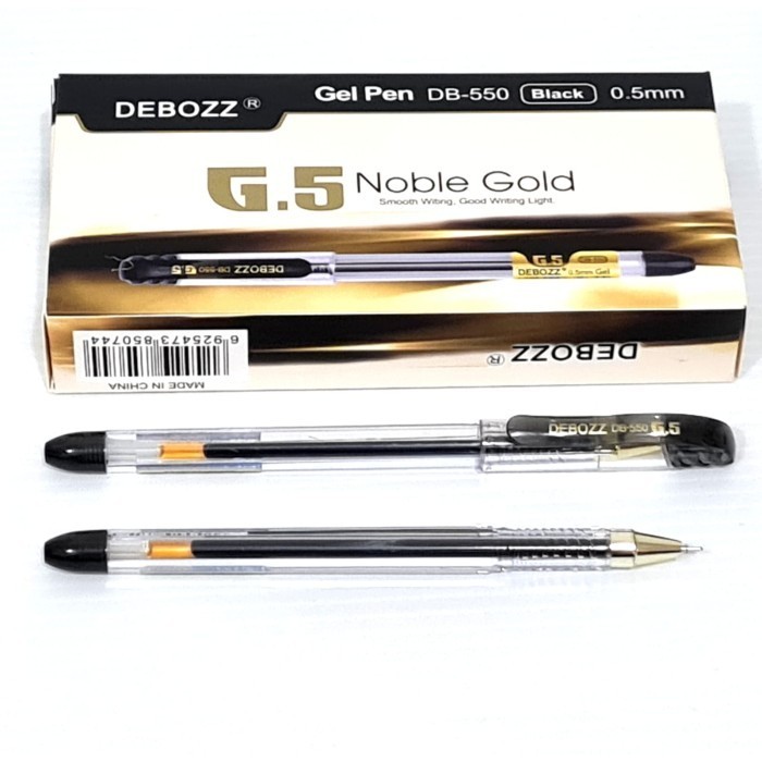

(1 Kotak) Pulpen Debozz DB-550 Noble Gold / Gel Pen 0.5mm Debozz DB-550 Noble Gold