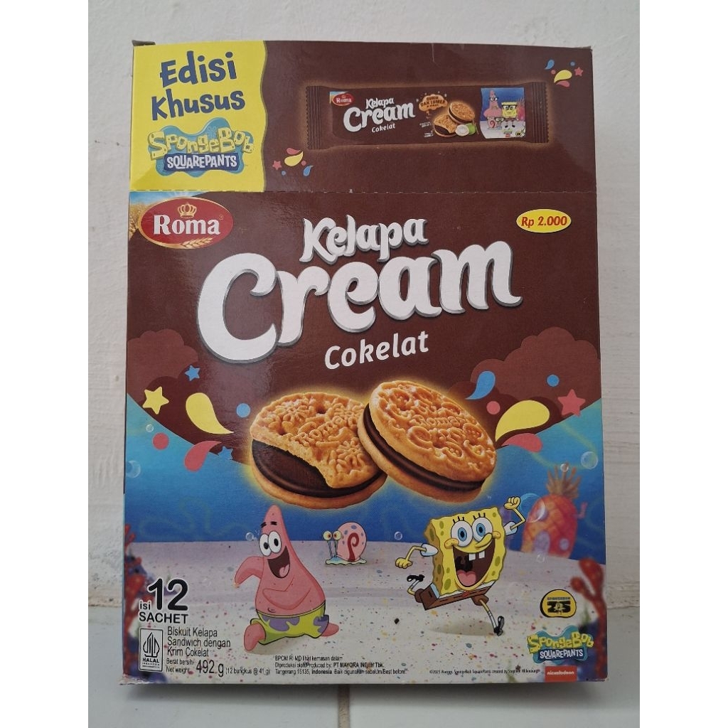 

Roma Kelapa Cream Cokelat per box