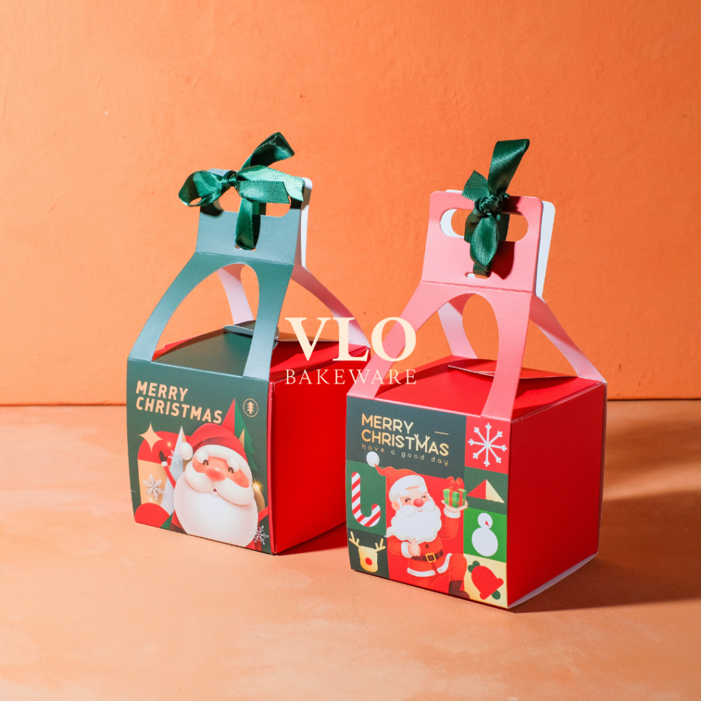 

[1 SET ISI 10 PCS] Kemasan natal hampers box | box hampers natal parsel