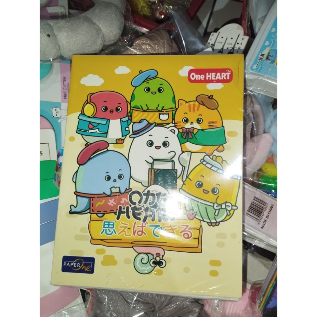 

buku tulis one heart