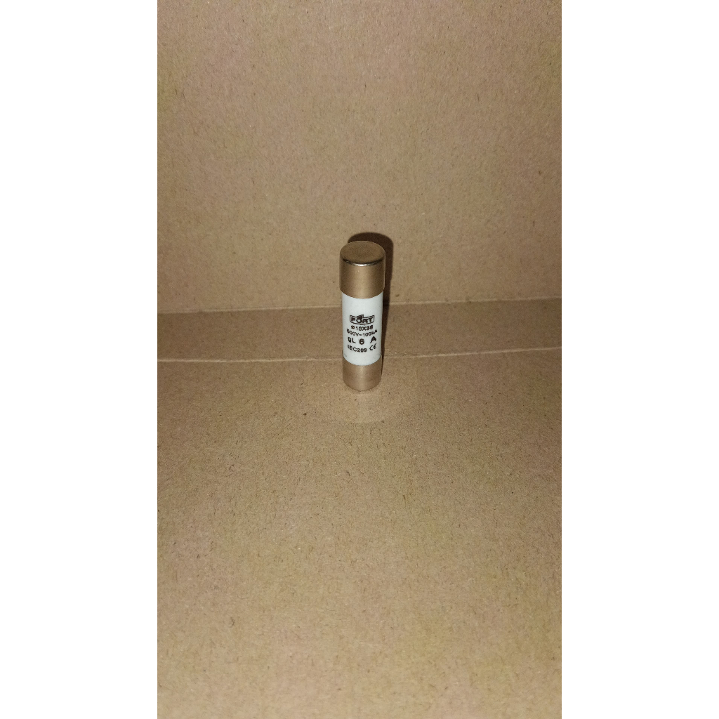 8107 fuse sekring sekering keramik ceramic 6a 6ampere 10x38