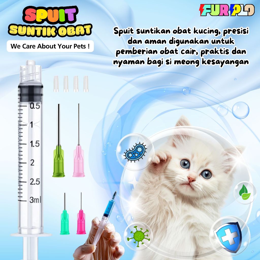 Spet Alat Bantu Makan Minum Susu Sugar Glider joey Bayi reject spet hewan kucing Steril FURPLO