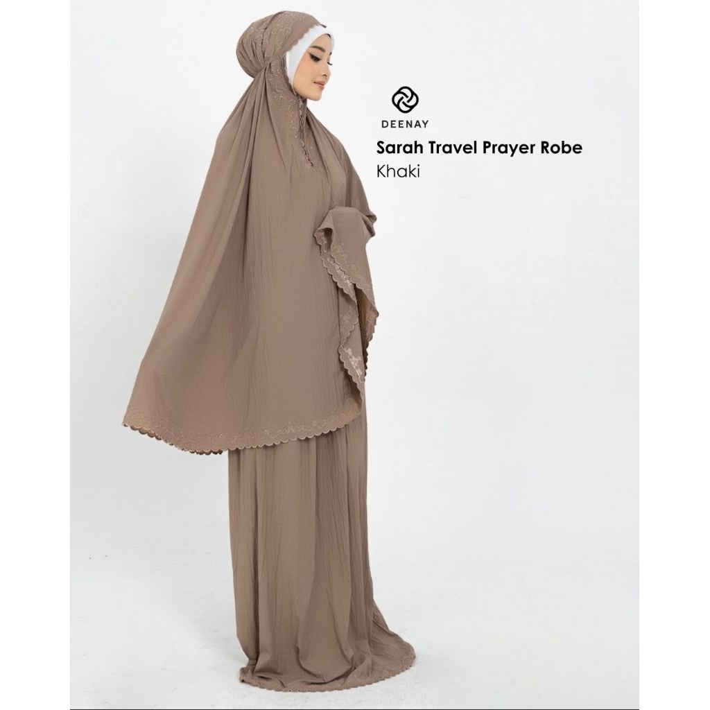 Mukena Travel Deenay.Sarah Travel Prayer Robe