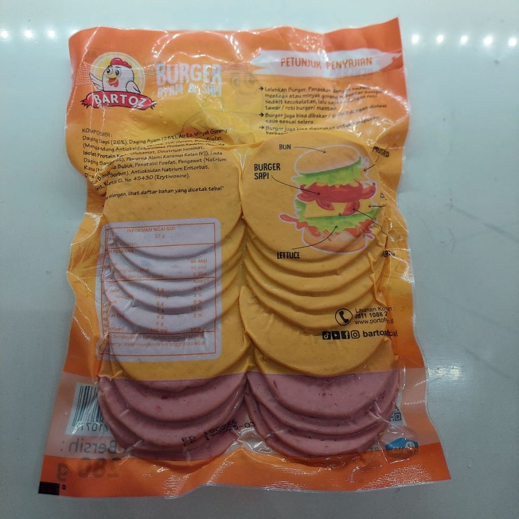 

BURGER MINI BARTOZ/BURGER MINI ISI 20/COD