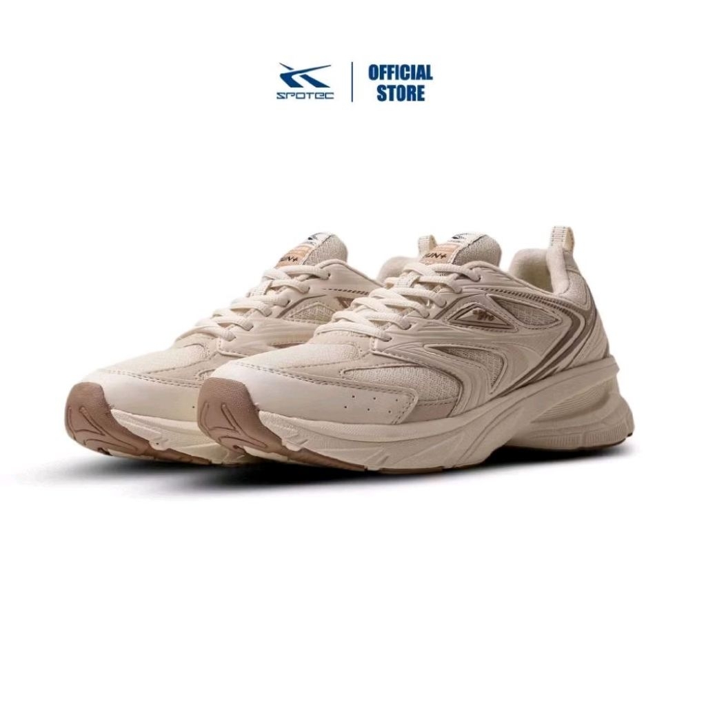 Sepatu Running Pria SPOTEC EPIC PUTIH TULANG Original