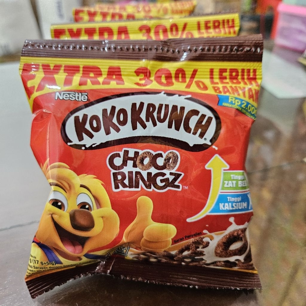 

Koko Krunch Choco Ringz Renceng 10 x 22gr