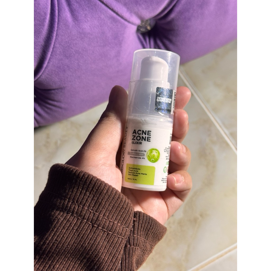 preloved ms glow acne zone elixir