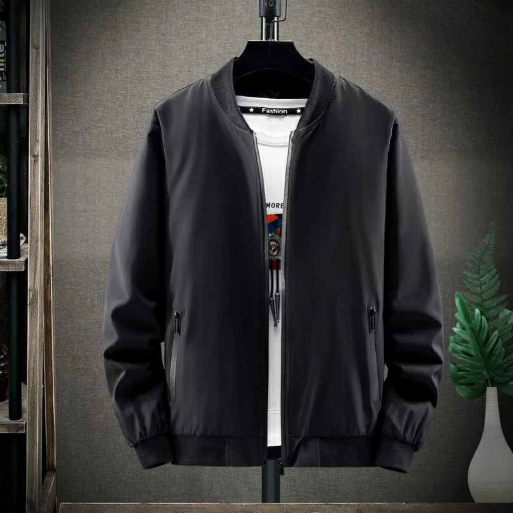 jaket bomber plower casual cowok cewek
