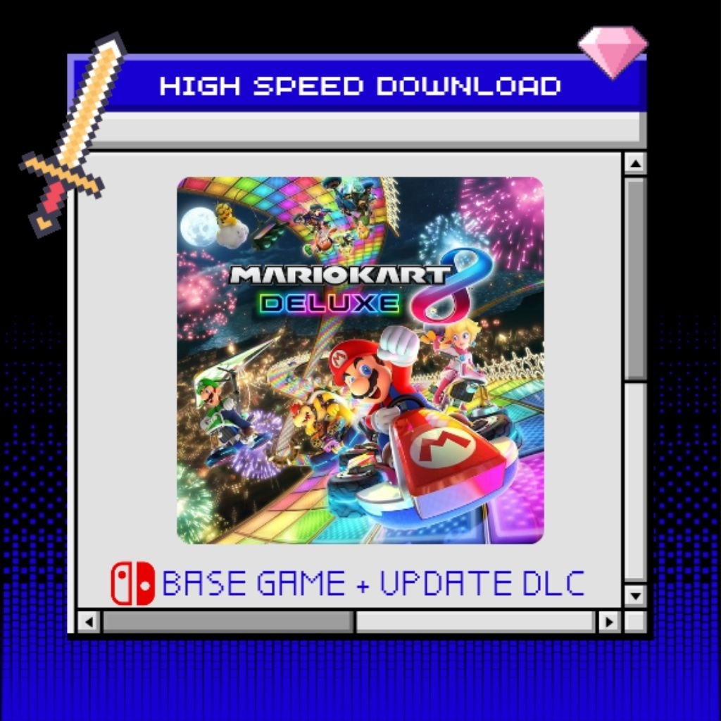 Mario Kart 8 Deluxe – Game Nintendo Switch CFW Digital (Format NSP) | Full Version