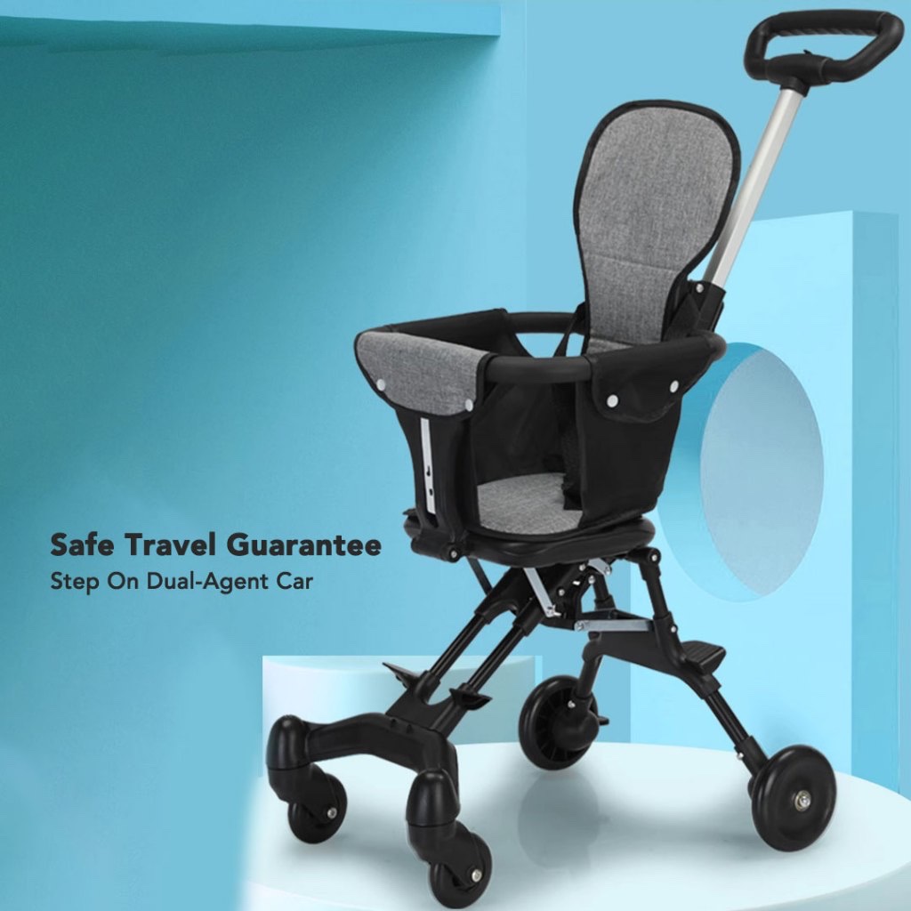 Makassar - Sakumini Stroller Portable Foldable Kereta Dorong Lipat Anak Bayi Travelling