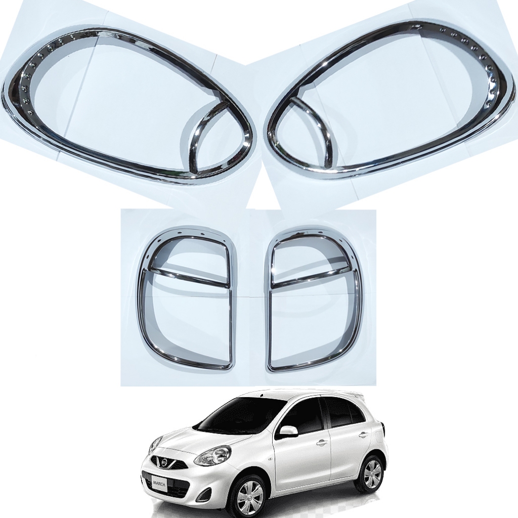 Garnish Depan Belakang Nissan March