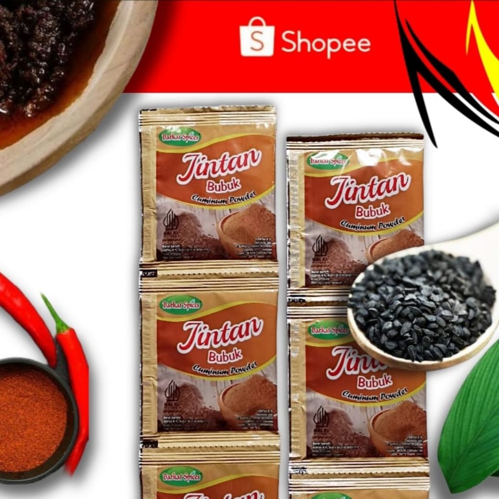 

Bumbu Jintan Bubuk Asli Barkat 1 Renceng 12pc