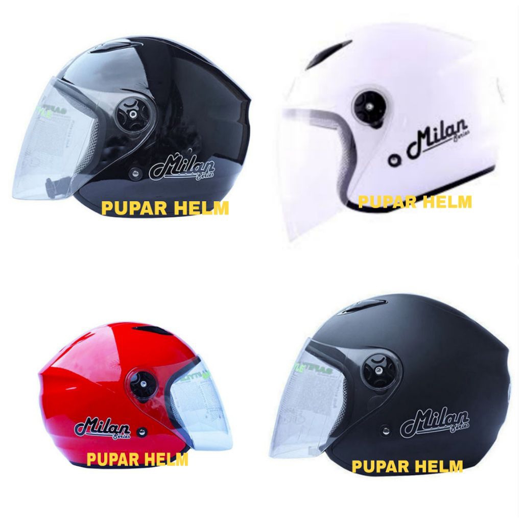 Helm Motor BMC Milan Half Face SNI