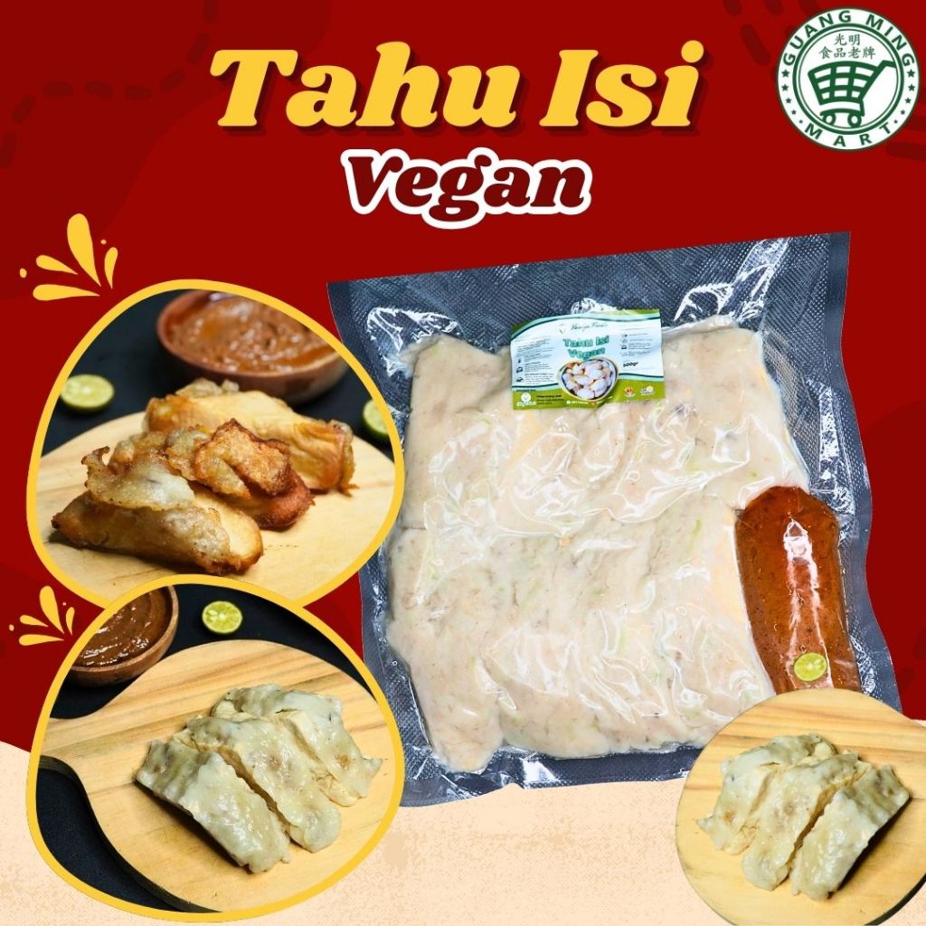 

Tahu Isi 10pcs Vegan Frozen khas Bandung by Vasdya Foods Bisa di-KUKUS atau di-Goreng