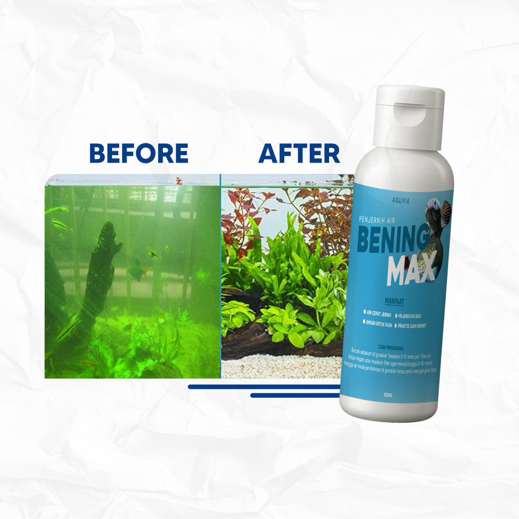Penjernih Air Aquarium / Penjernih Air Bening Max / Penjernih Air Kolam Aquascape