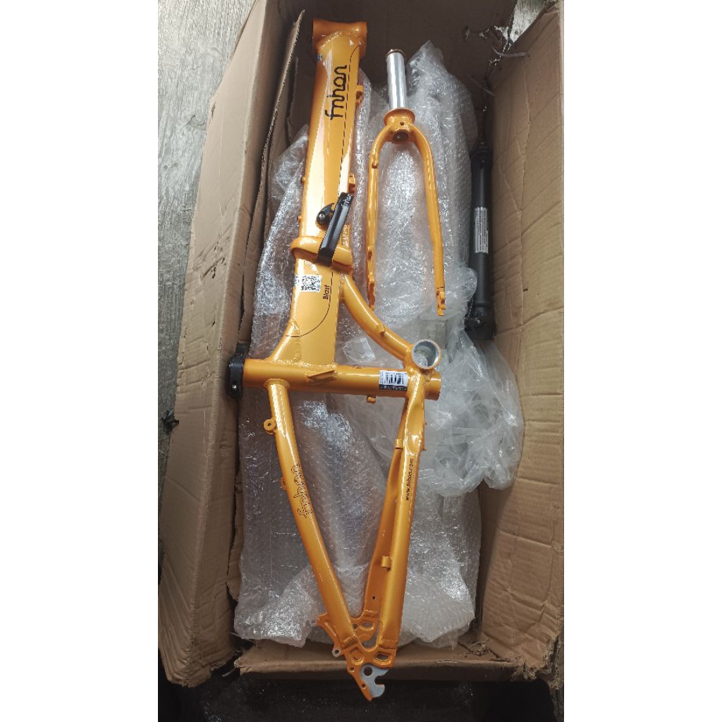 Fnhon blast 20 22 inch frameset disc brake sepeda lipat