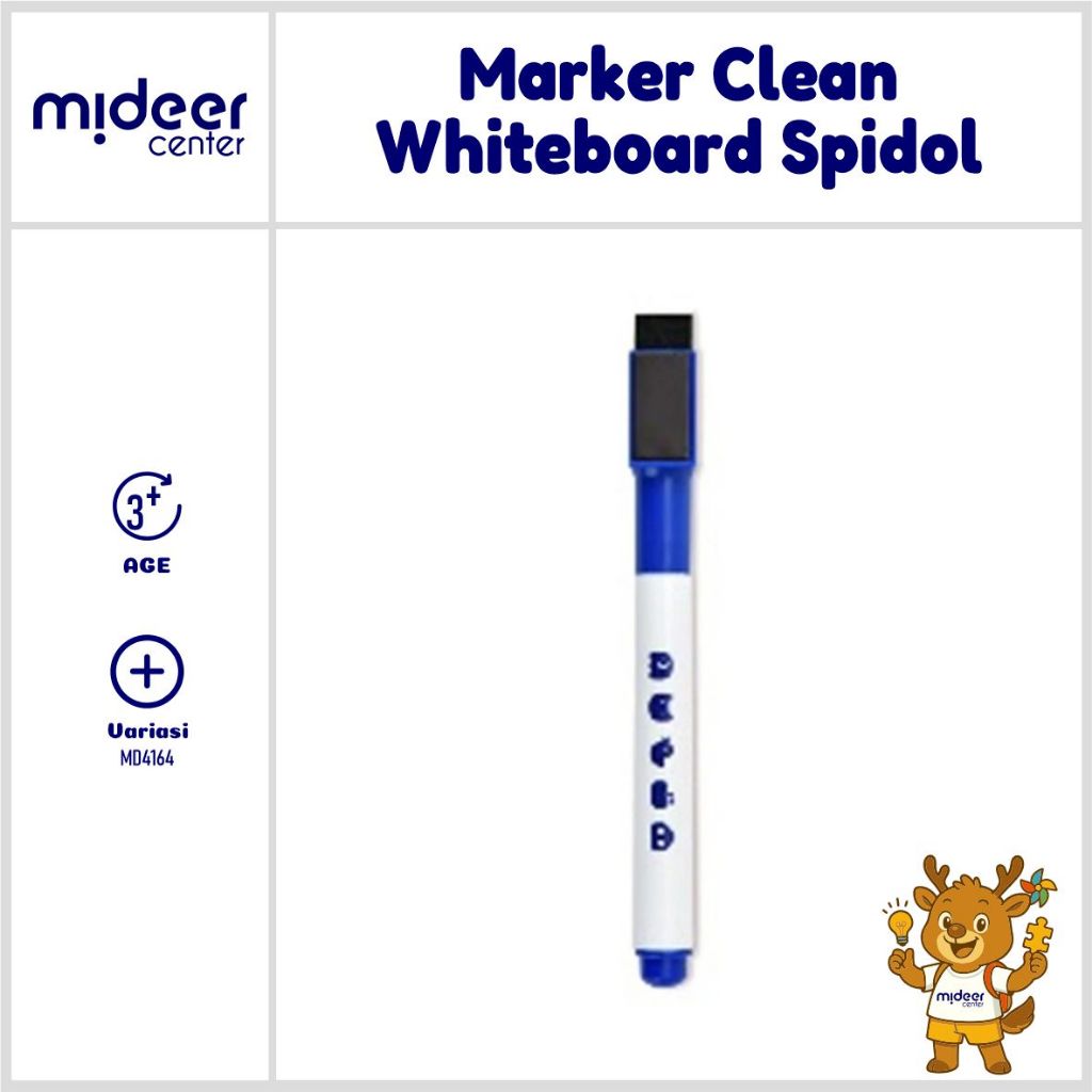 

Mideer Marker Clean Whiteboard Spidol Penghapus Papan Tulis