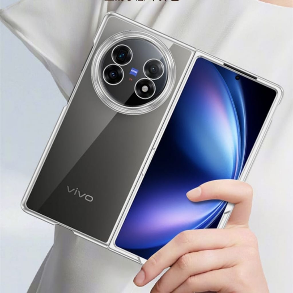Vivo X Fold / Fold+ / Fold 2 / Fold 3 / Fold 3 Pro / Fold 5 Crystal Clear Premium Hard PC Case