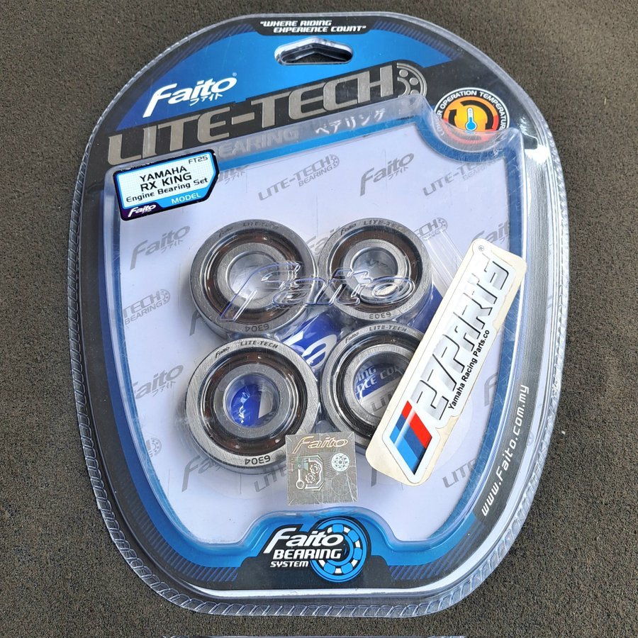 BEARING MESIN SET RX KING LITE-TECH BY FAITO BEARING MESIN RX KING SET FAITO