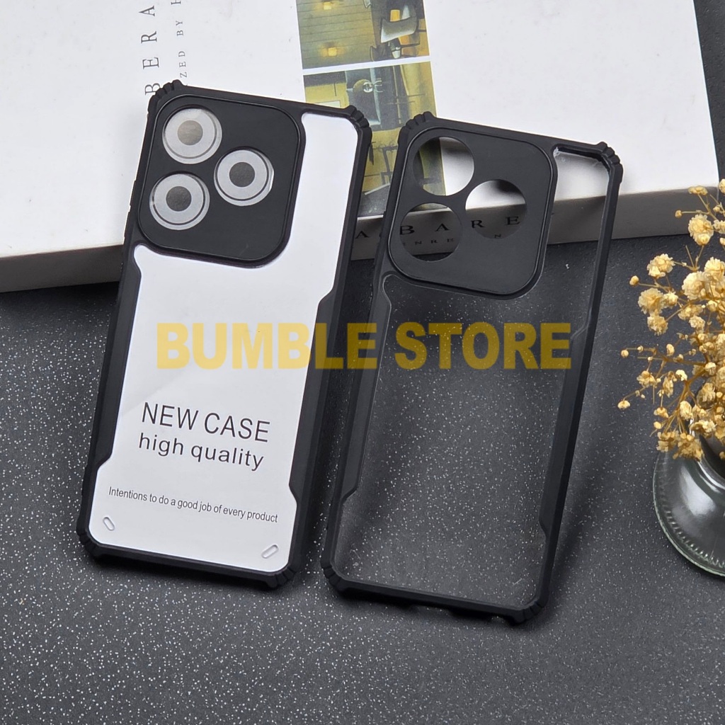 Case Tecno Spark 10 Tecno Spark 10C Tecno Spark 10 Pro Case Fusion Armor Shockproof Transparan Premi