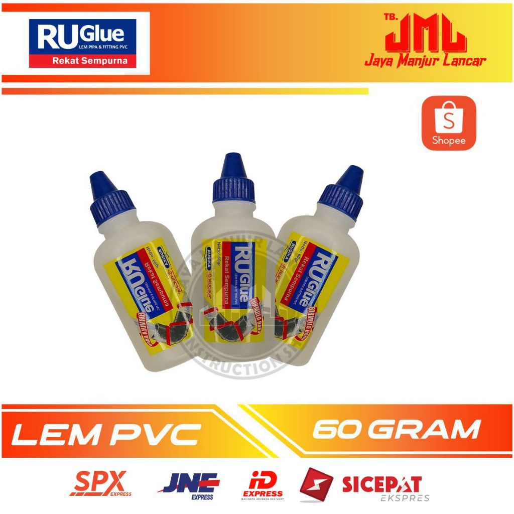 Lem pvc 60g Ruglue / Lem pipa 60g Ruglue