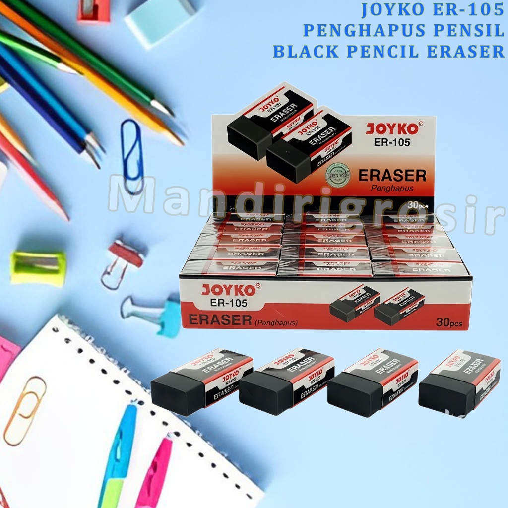 

Penghapus Pensil * Joyko * Black Pencil Eraser * ER-105