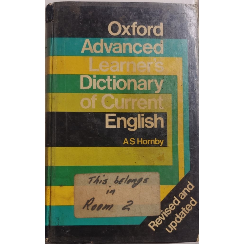 BUKU OXFORD ADVANCED DICTIONARY ENGLISH AS HORNBY BEKAS ORIGINAL