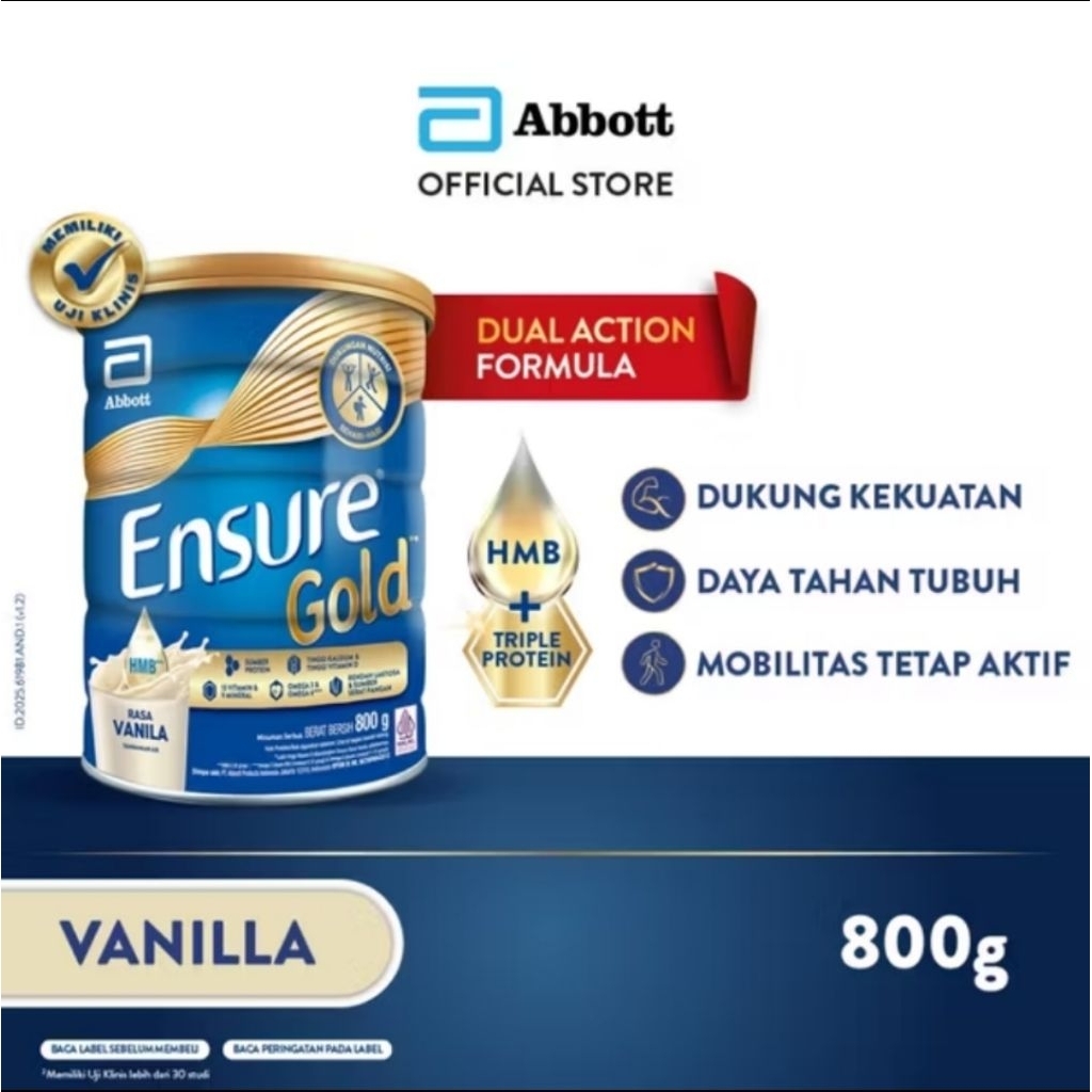 

ensure gold vanila 800gr