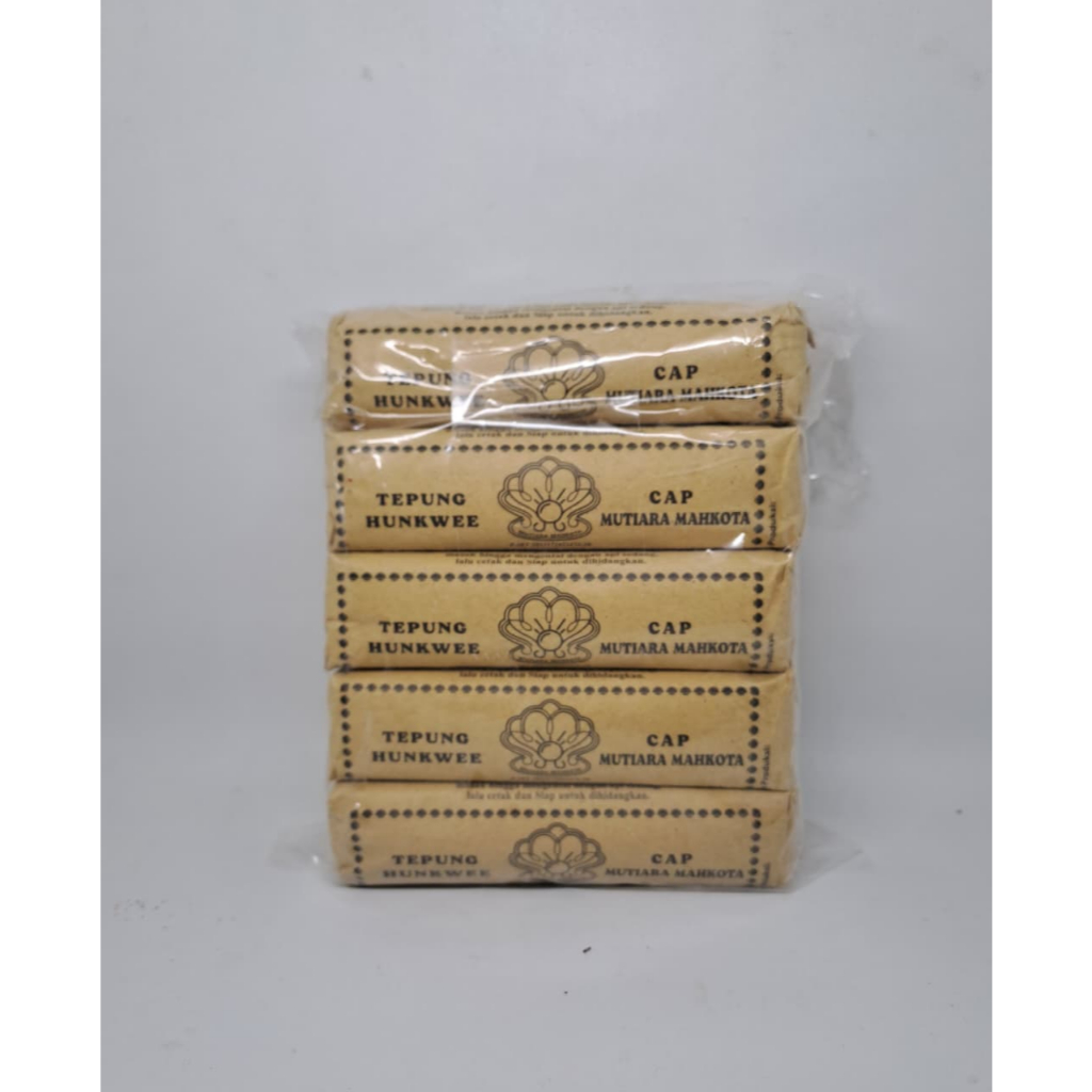 

TEPUNG HUN KWEE CAP MUTIARA MAHKOTA 90GR