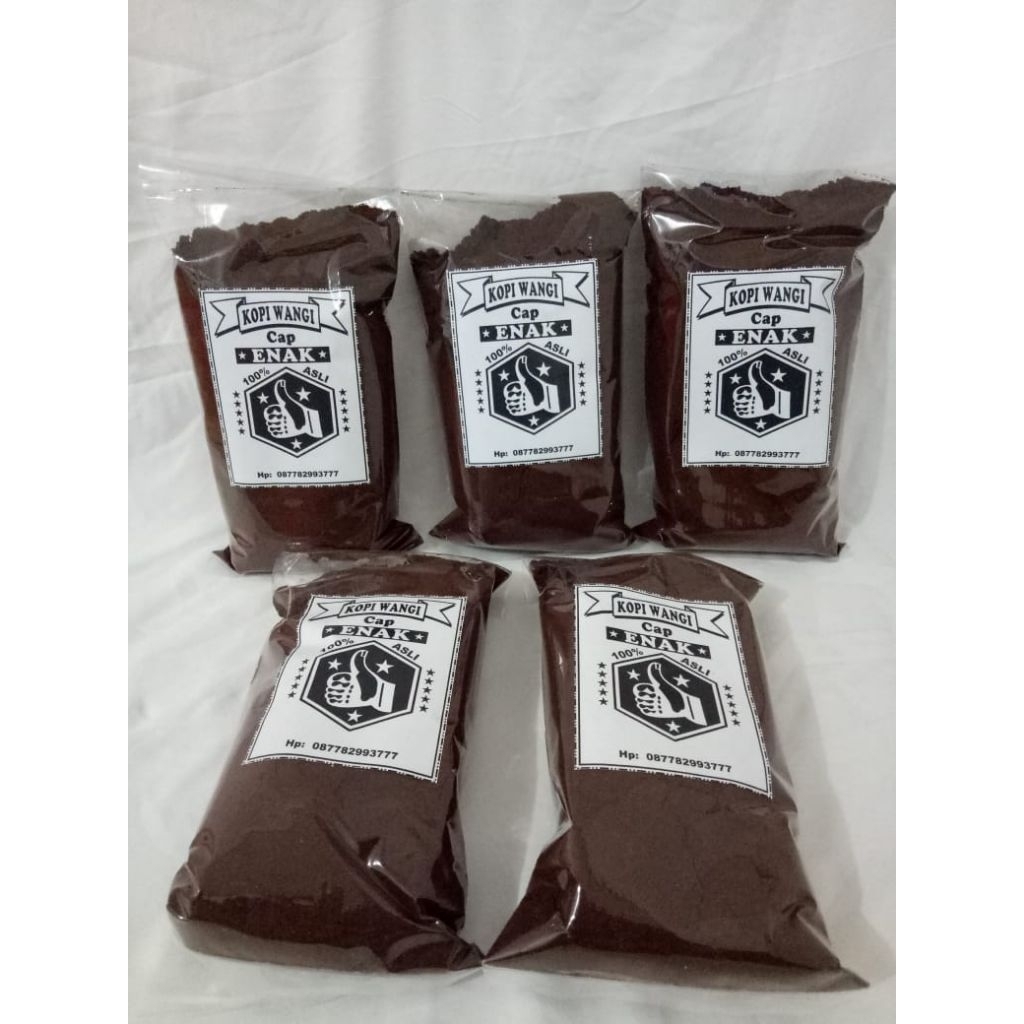 

Kopi Bubuk Pahit Robusta Cap Enak
