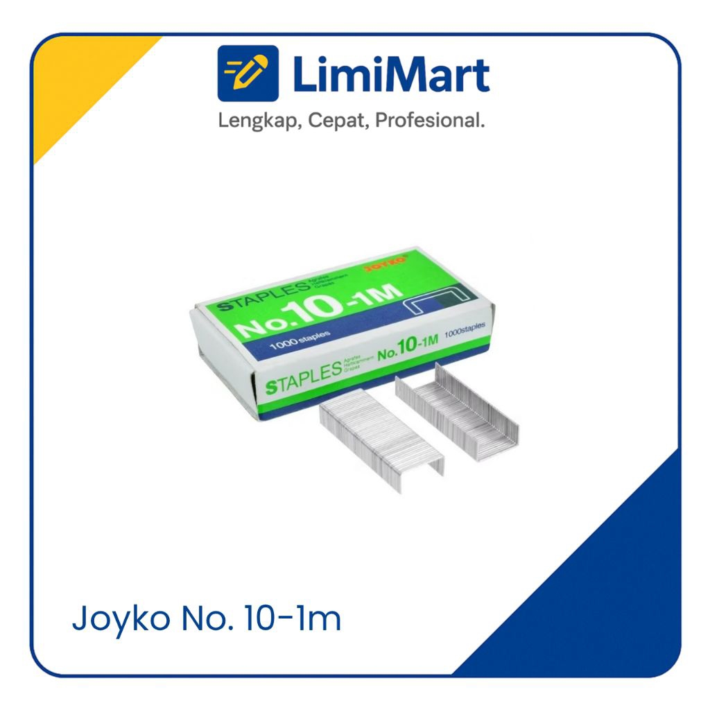 

Staples Joyko No. 10 – Isi Stapler Refill 1 Box 1000 Pcs | Tajam & Kuat