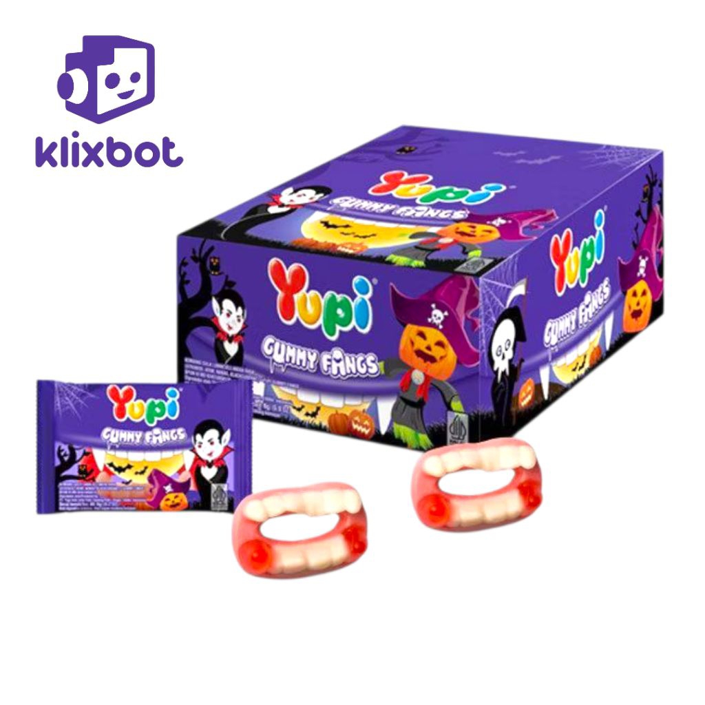 

YUPI GUMMY FANGS 6G (1 BOX = 24 PCS)