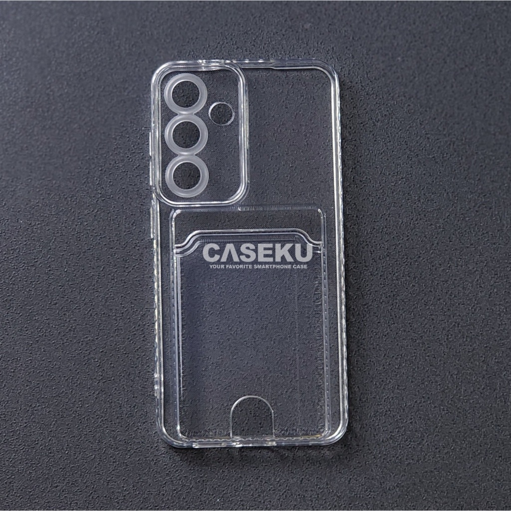 Samsung S24 Samsung S24 FE Samsung S24 Plus Samsung S24 Ultra Card Case Clear / Slot Kartu Bening Ca