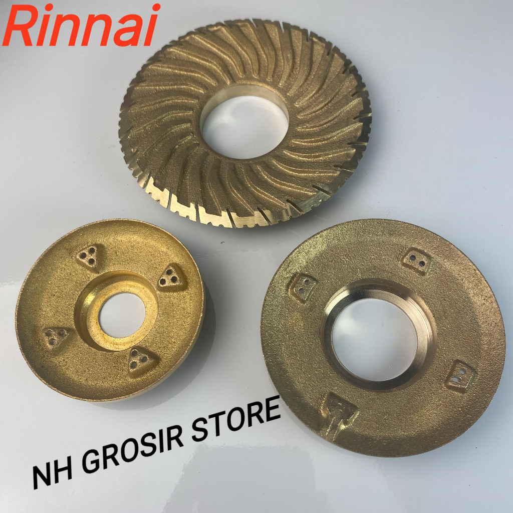 BURNER  KUNINGAN KOMPOR GAS RINNAI, SPAREPART RINNAI