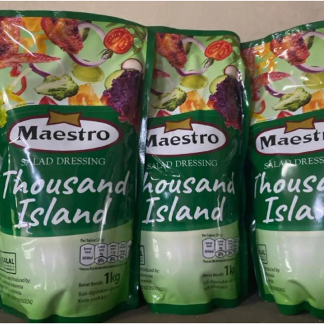 

Maestro Mayonaise Thousand Island Pouch 1KG