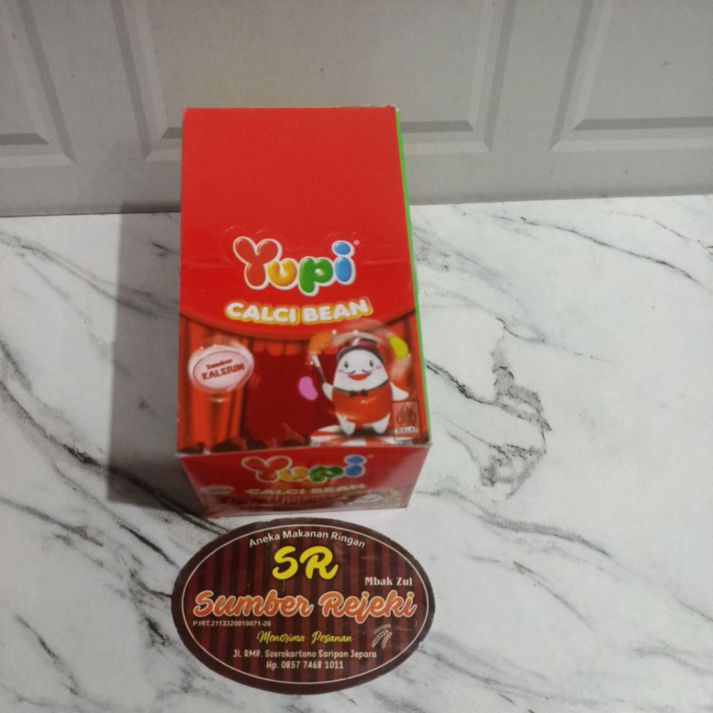 

YUPI CALCIN BEAN BERAT 135 GRAM