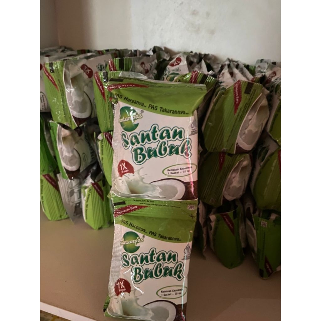 

10 Pcs Santan Pas bubuk 75ml