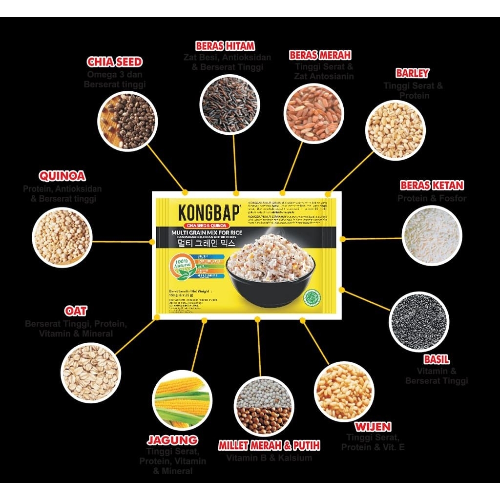 

KONGBAP CHIASEED & QUINOA