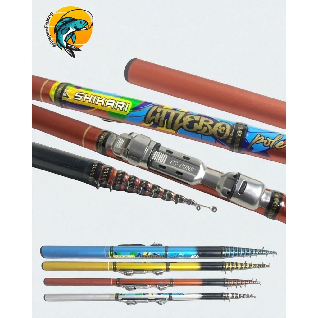 Joran Tegek Kolong Shikari Little Boy | Joran Pancing Fiber Ruas Pendek Murah Kuat