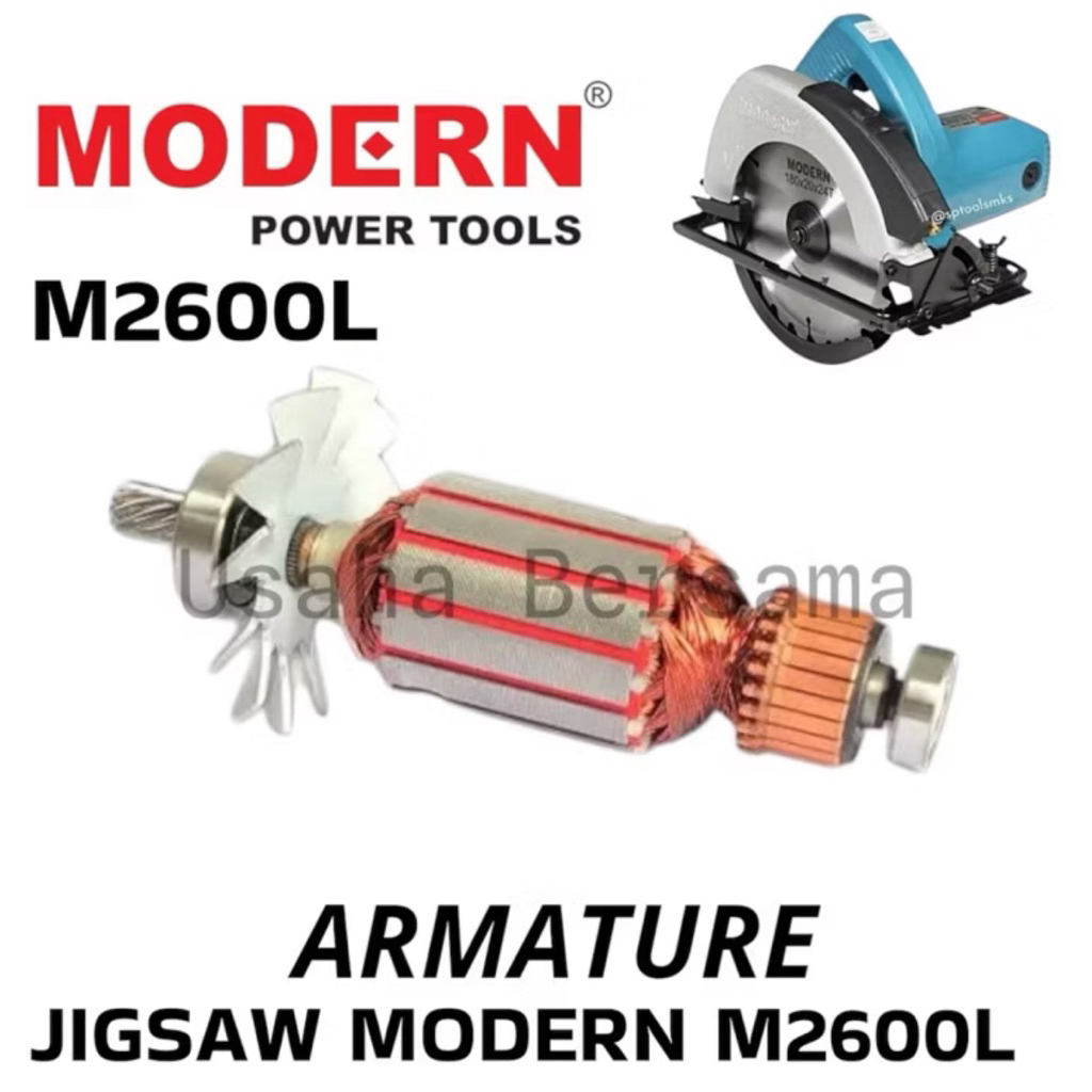 Armature For CIRCULARSAW MODERN M2600L / 2600 / M2600 Angker Dinamo CIRCULARSAW MODERN M2600L / Roto