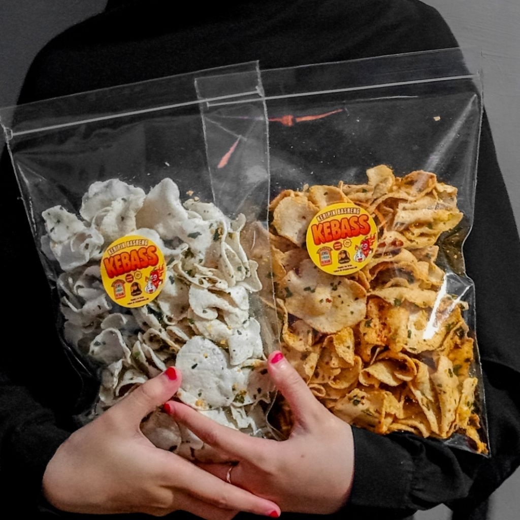 

keripik basreng Pedas Gurih renyah Daun Jeruk premium 250 g