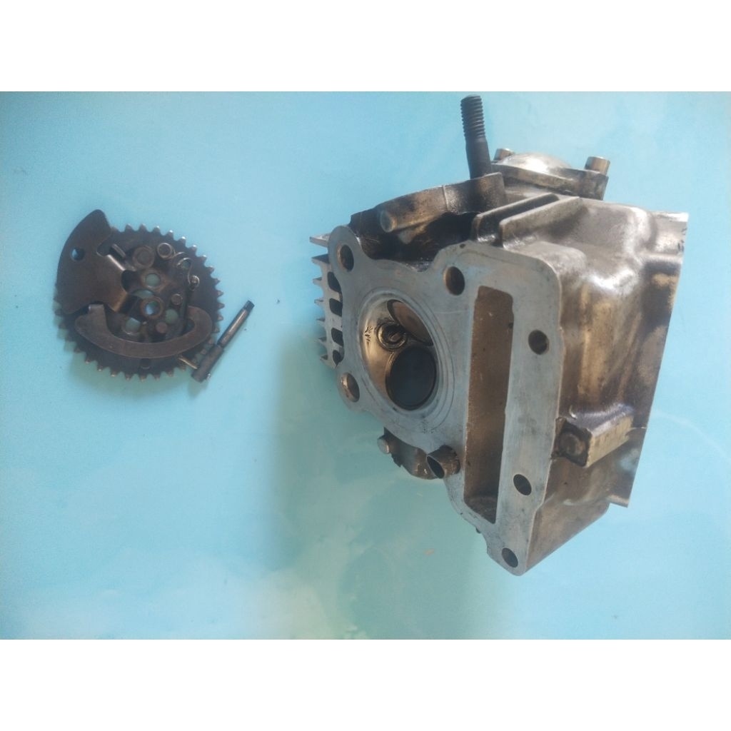 blok block silinder head kop cop kawasaki zx130 zx 130 ori original