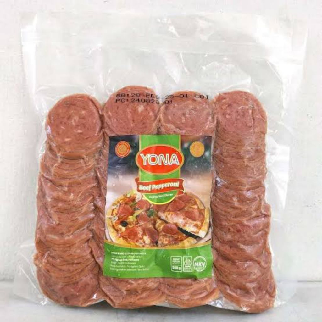 

Yona Pepperroni Beef 500 gr (Frozen Food)